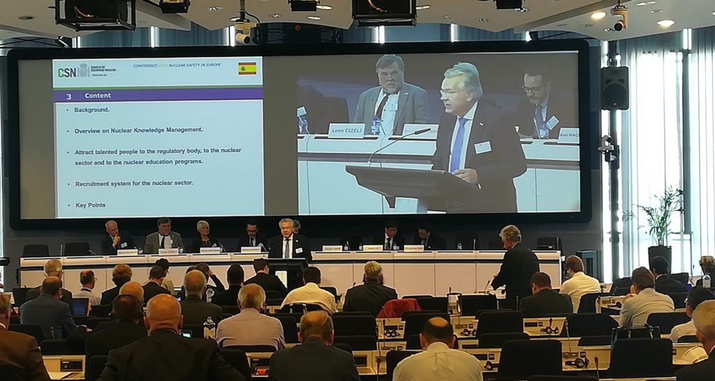Javier Dies en la «5th European Nuclear Safety Conference» (ENSREG)