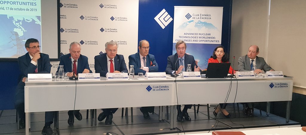 La industria nuclear muestra su capacidad de innovación en la Jornada sobre tecnologías nucleares avanzadas celebrada en el Club Español de la Energía