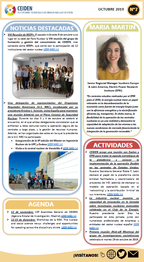 Publicación del boletín Nº7 de CEIDEN