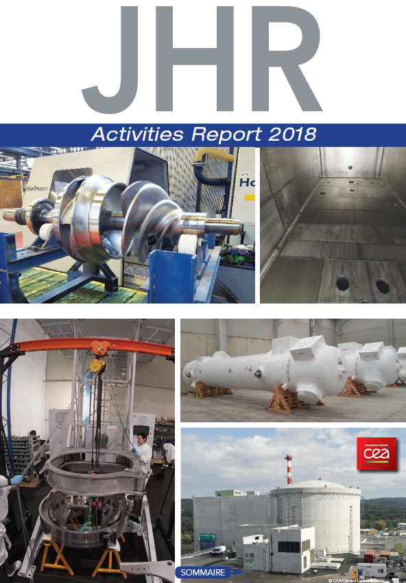 Disponible el informe anual 2018 de actividades del Proyecto Jules Horowitz Reactor (JHR)