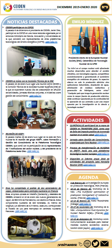 Publicación del boletín Nº9 de CEIDEN