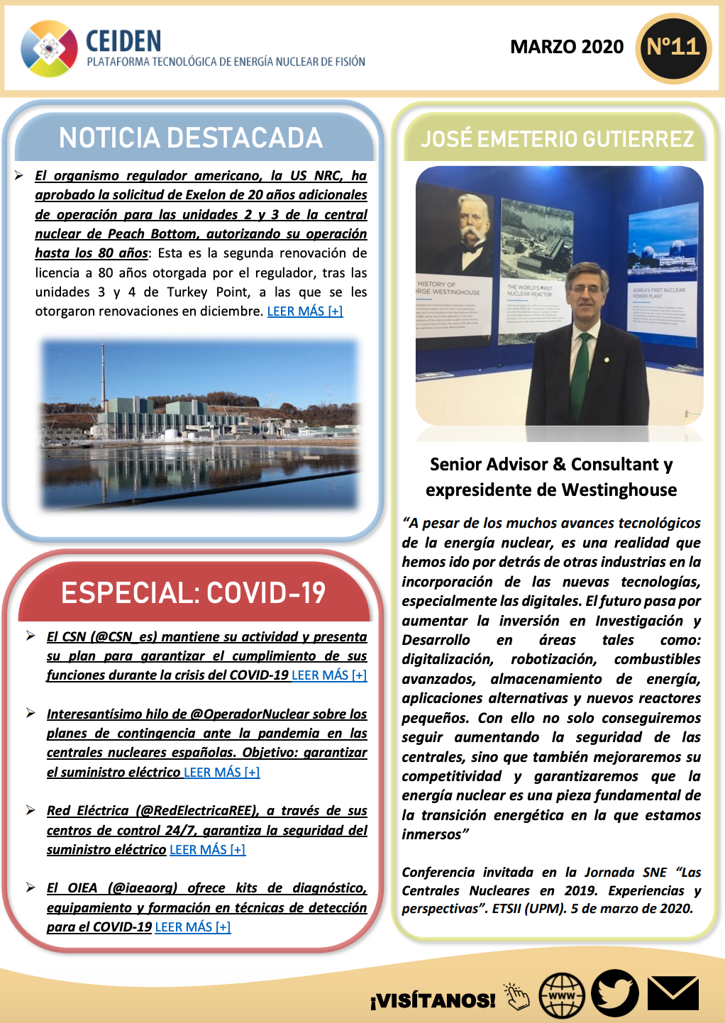 Publicación del boletín Nº11 de CEIDEN