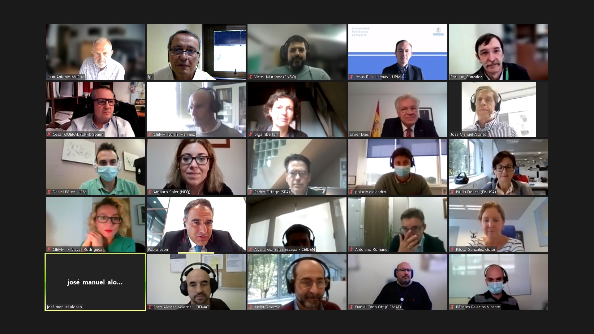 Primera reunión del grupo ATF de Ceiden