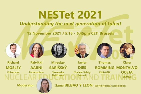 El presidente de CEIDEN Javier Dies interviene en la conferencia NESTet 2021 sobre la atracción de nuevos talentos a los reguladores nucleares