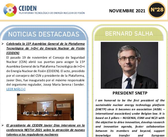 PUBLICACIÓN DEL BOLETÍN Nº28 DE CEIDEN