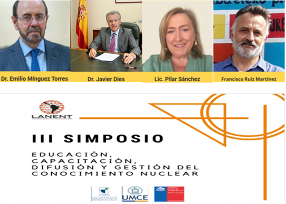 El consejero del CSN y presidente de Ceiden, Javier Dies, participa junto con representantes nacionales invitados como ponentes en el III Simposio Internacional sobre Educación, Capacitación, Difusión y Gestión del Conocimiento Nuclear.
