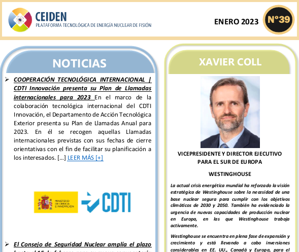 PUBLICACIÓN DEL BOLETÍN Nº39 DE CEIDEN