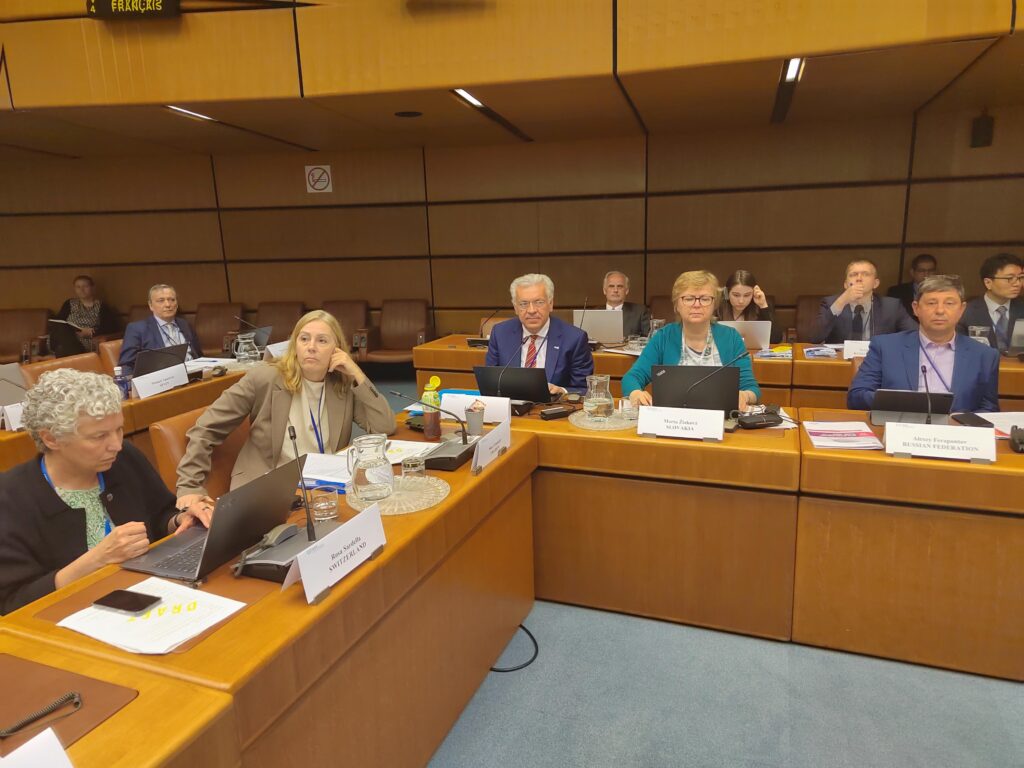 El consejero del CSN y presidente de CEIDEN, Javier Dies, participa en la 53ª reunión de la Comisión de Normativa de Seguridad del Organismo Internacional de Energía Atómica en Viena.