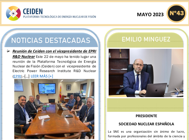 PUBLICACIÓN DEL BOLETÍN Nº 43 DE CEIDEN