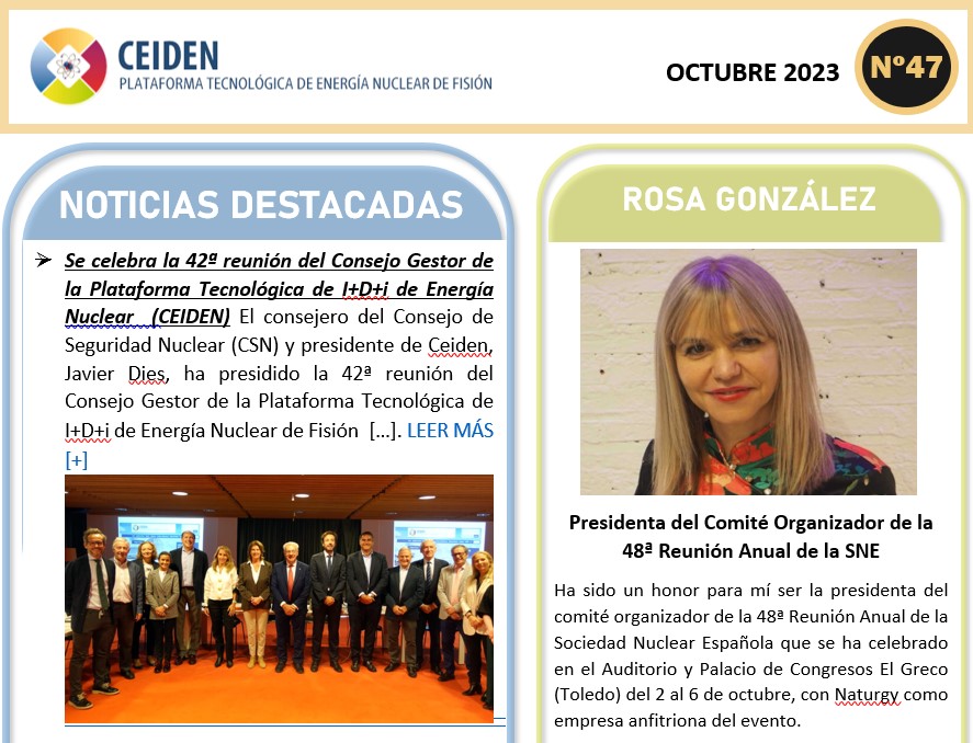 Publicación del boletín Ceiden Nº 47 octubre 2023