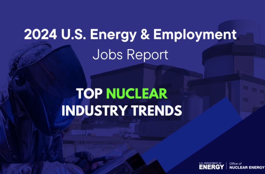 Nuclear energy industry employment is growing