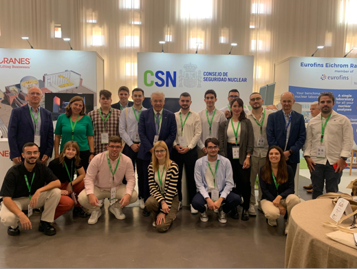 Estudiantes del Máster de Seguridad Nuclear y Protección Radiológica de la Universidad Politécnica de Valencia, asisten al congreso de la Sociedad Nuclear Española en Córdoba.