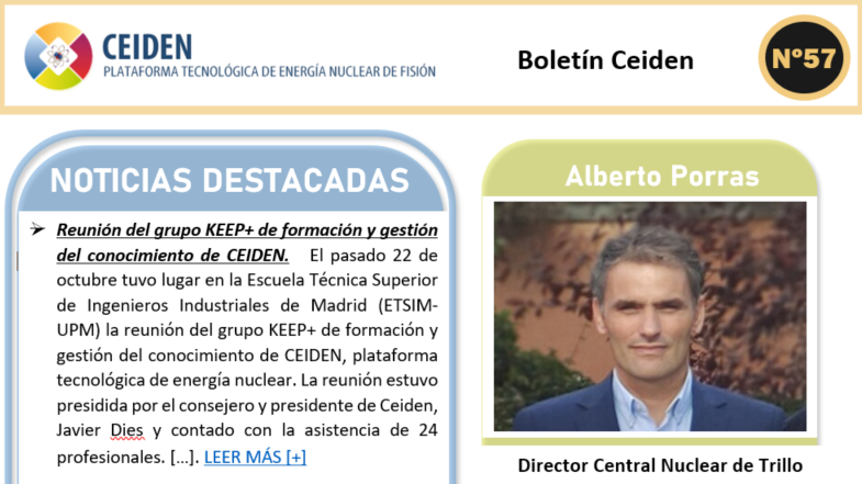 Publicación del boletín CEIDEN número 57