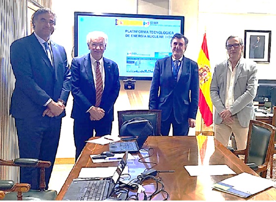 Reunión de Ceiden con el presidente de Equipos Nucleares S.A.,S.ME. (ENSA)