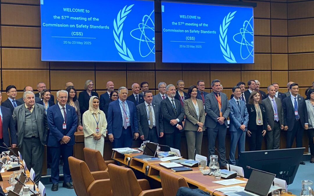 El consejero del CSN y presidente de CEIDEN,  Javier Dies, participa en la 57ª reunión de la Comisión de Normativa de Seguridad Nuclear del Organismo Internacional de Energía Atómica en Viena.