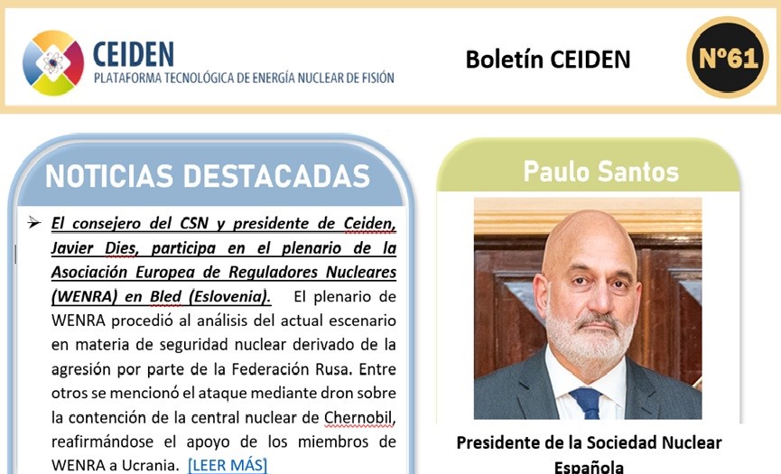 Publicación del boletín número 61 de CEIDEN