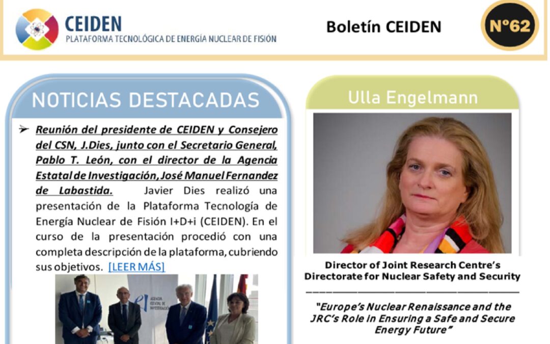 Publicación del boletín número 62 de CEIDEN